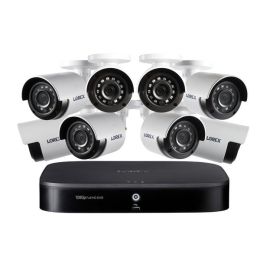 Lorex 1080p Full Hd 8-channel Security System With 1 Tb Dvr And Eight 1080p Night Vision Bullet Cameras With Smart Home Voice Control
