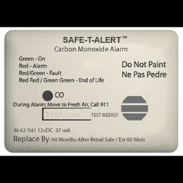Safe-T-Alert 62 Series Carbon Monoxide Alarm w/Relay - 12V - 62-541-Marine-RLY-NC - Surface Mount - White