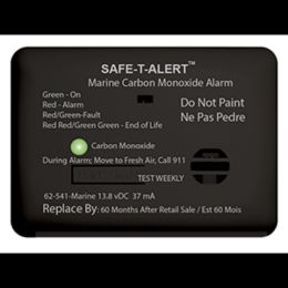 Safe-T-Alert 62 Series Carbon Monoxide Alarm w/Relay - 12V - 62-541-R-Marine - Surface Mount - Black