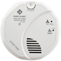 First Alert 1039824 Combination Smoke and Carbon Monoxide Alarm with Voice and Location