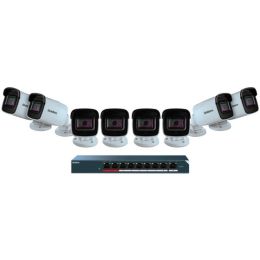 Uniden UC8800 8-Camera 1080p Outdoor Security Cloud System with 9-Port PoE Switch