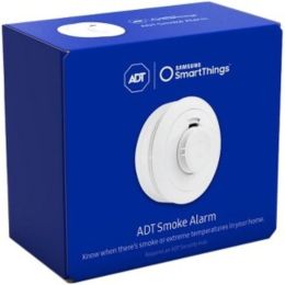 Samsung SmartThings ADT Smoke Alarm - Wireless - 85 dB - Audible - White