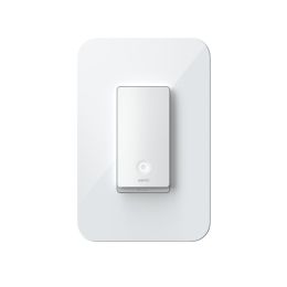 Belkin Wemo WLS040 Wi-Fi Smart Light Switch - Amazon Alexa - White
